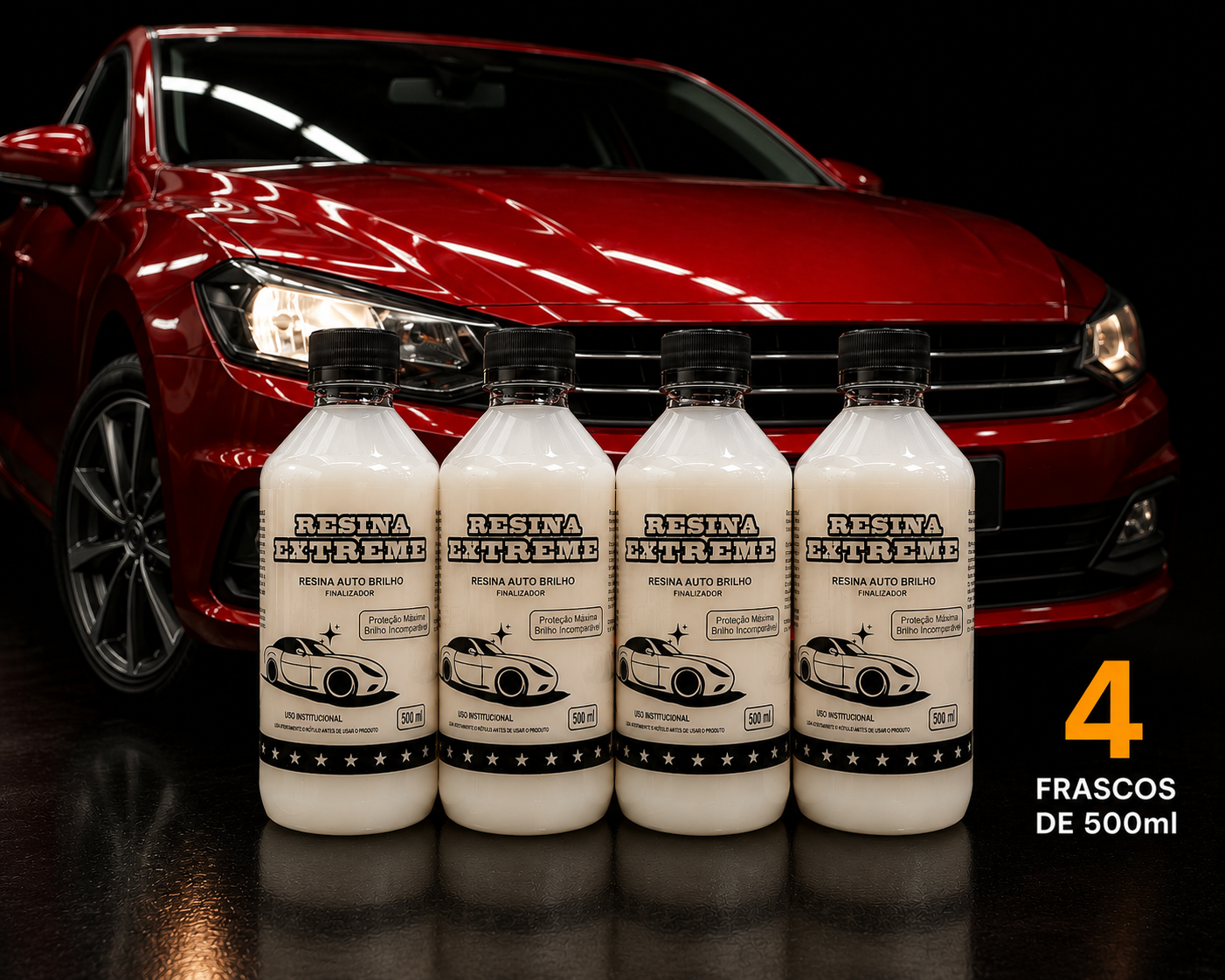 4 frascos Resina Extreme